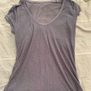 Athleta Sugarwash Light Grey T-Shirt